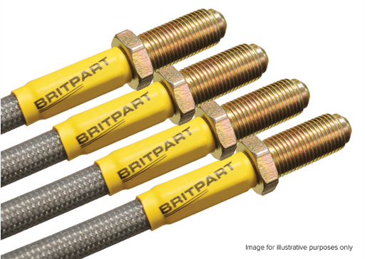 GA2401 - Brake Hose Kit - Stainless Steel Braided  by BritpartBrake Part Land Rover Range Rover Defender