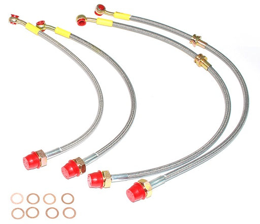 DA2414S - Brake Hose Kit Stainless Steel Braided - Discovery 2  by AftermarketBrake Part Land Rover Range Rover Discovery