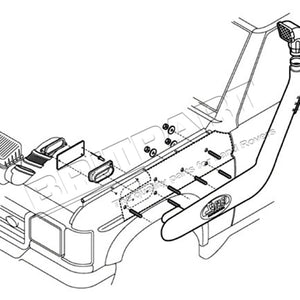 DA3023 - Snorkel LHS - Disco 2 TD5/V8 99 -Safari