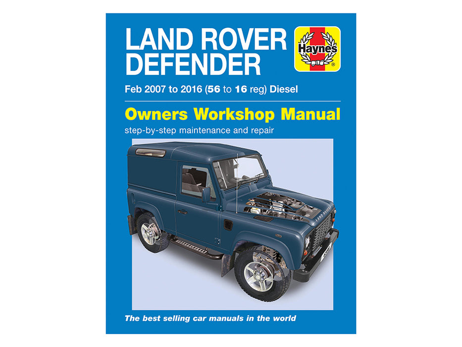 DA3206 - LAND ROVER DEFENDER 07-16 DIESEL  by HAYNES Land Rover Range Rover 