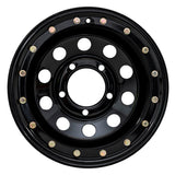 DA3238 - 16 x 10 Imitatie Beadlock Glanzend Zwart Wiel