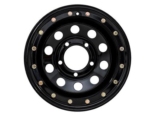DA3238 - 16 x 10 Imitation Beadlock Gloss Blk Wheel  by Terrafirma Land Rover Range Rover 