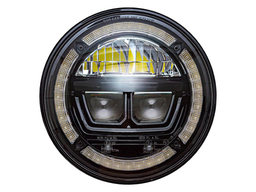 DA3463 - Pair 7 Inch Halo Drl Headlamp LHD - Defender  by AllmakesElectrical Part Land Rover Range Rover Defender