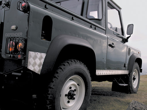 DA4072 - Chequered Sills 90 - Pair Body Part Land Rover Range Rover Defender