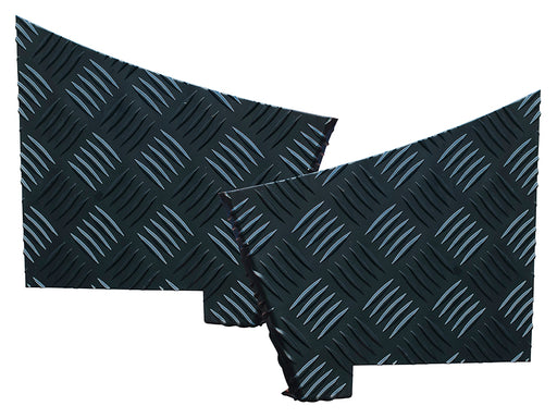 DA4073B - Rear Wing Protectors 90 Pair - Black Body Part Land Rover Range Rover Defender