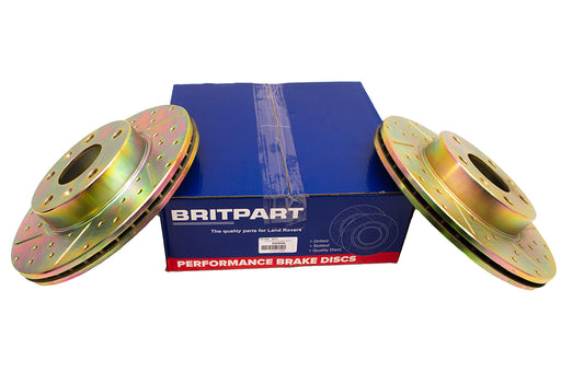 DA4608 - Front Brake Disc (Pair) Brake Part Land Rover Range Rover 