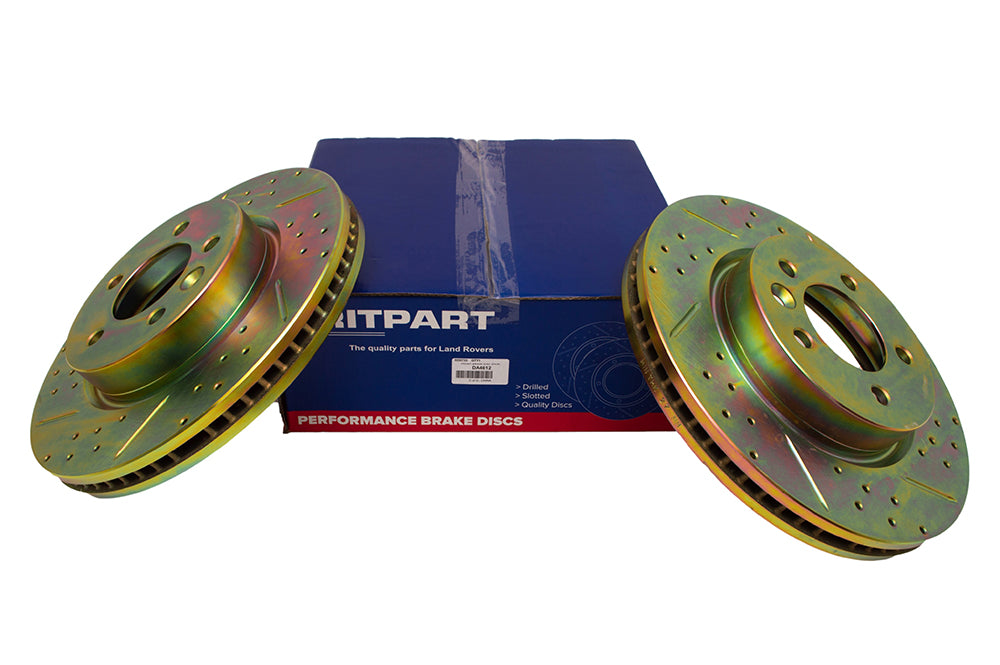 DA4612 - Front Brake Disc (Pair) Brake Part Land Rover Range Rover 