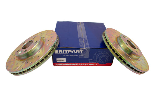 DA4618 - Front Brake Disc (Pair) Brake Part Land Rover Range Rover 