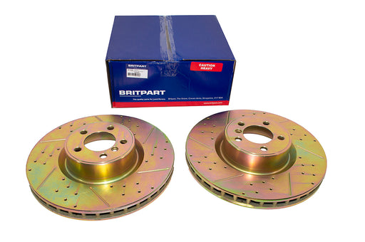 DA4625 - Front Brake Disc (Pair)  by BritpartBrake Part Land Rover Range Rover 