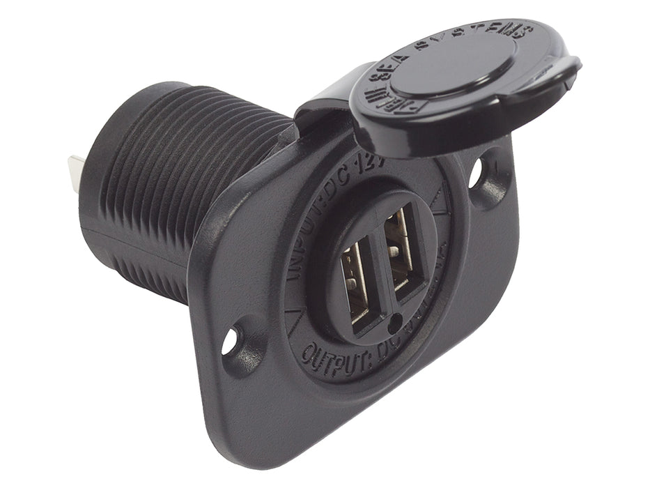 DA4679 - Dual Usb Charger Socket  by Blue Sea Systems Land Rover Range Rover 