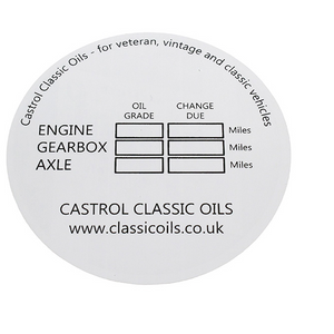 DA6275 - Castrol Window Service Sticker