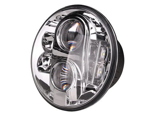 DA6283K - Headlamp – 7 Inch Round LED – LHD – Single Electrical Part Land Rover Range Rover Defender