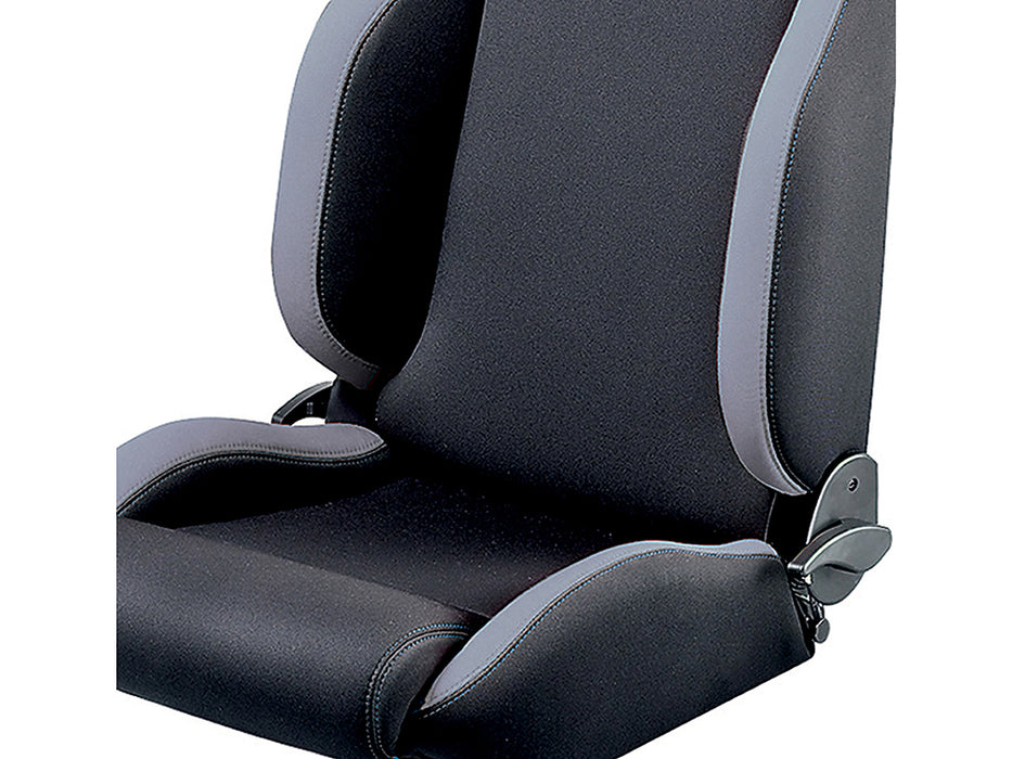DA7303 - R100 Seat Black Leatherette - Defender Excl Truck Cab  by Sparco Land Rover Range Rover 