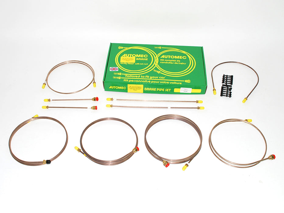 DA7431 - Brake Pipe Set Ser3(109) Single Line LHD Brake Part Land Rover Range Rover Series