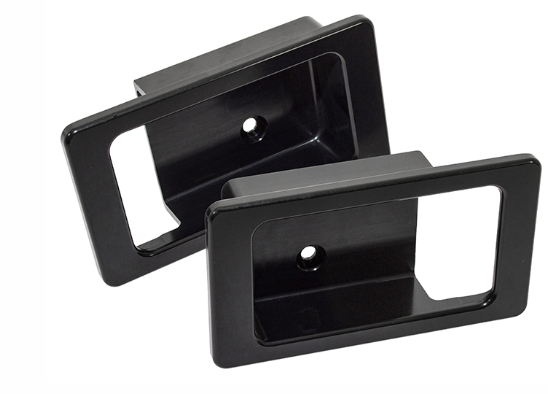DA8953 - Door Lever Surrounds - Black  by Aftermarket, BritpartBody Part Land Rover Range Rover Defender