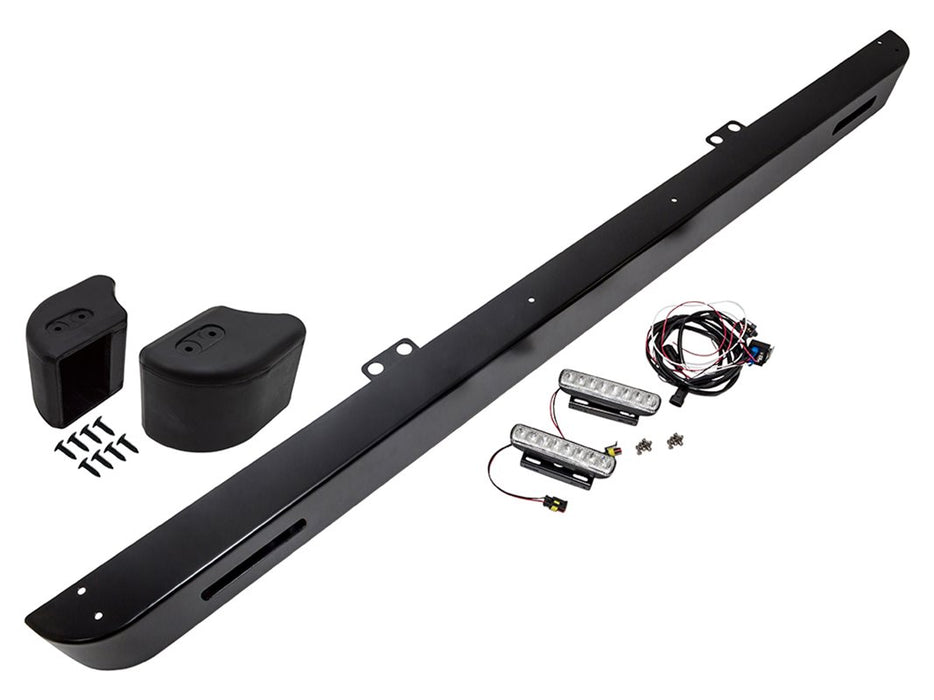 DA9500XS - Front Bumper – Black – With Holes  by BritpartBody Part Land Rover Range Rover Defender