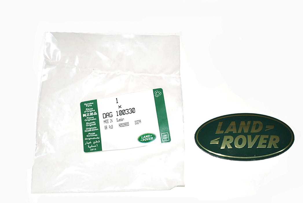 DAG100330LR - NAME PLATE - PLASTIC  by LAND ROVER Land Rover Range Rover 