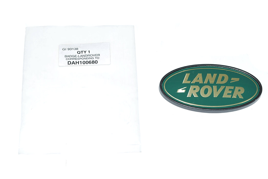 DAH100680LR - NAME PLATE - PLASTIC  by LAND ROVER Land Rover Range Rover 