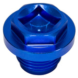 ERR4686BLUE - Vulpluggen - Blauw geanodiseerd aluminium