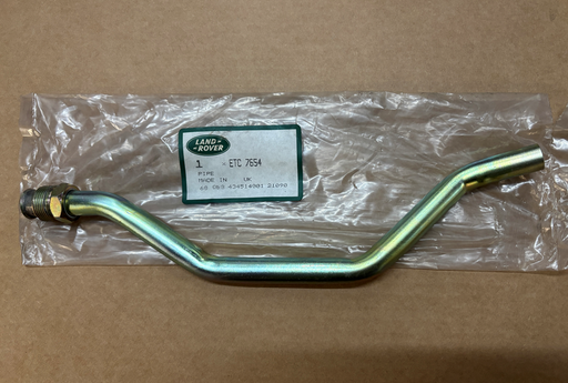 ETC7654 - Turbocharger Oil Drain Pipe  by Land RoverEngine Part Land Rover Range Rover Defender