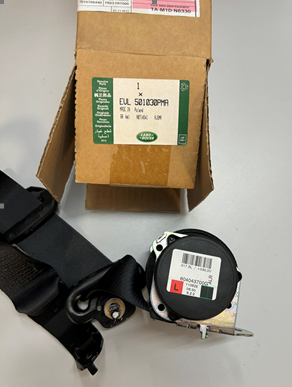 EVL501030PMA - Outer Seat Belt – Rear – Black – LH Interior Accessory Land Rover Range Rover Range Rover Sport