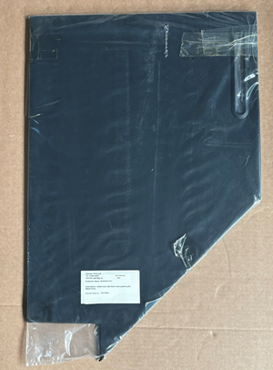 EXT382-13 - Safari rear side door main panel (L/H) - Black Vinyl  by ExmoorElectrical Part Land Rover Range Rover Series