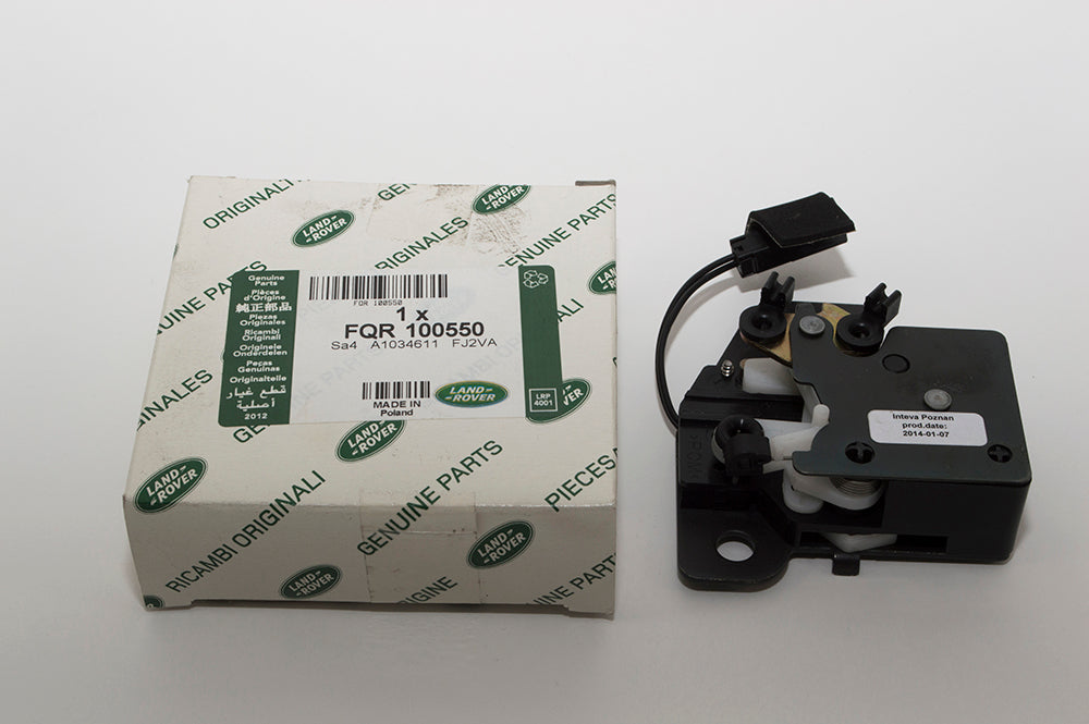 FQR100550LR - Tailgate Latch Assembly – Centre – Lower  by Land RoverBody Part Land Rover Range Rover Range Rover