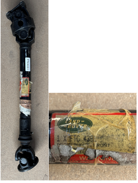 FTC 4391 - Drive Shaft  by Land RoverTransmission or Drivetrain Part Land Rover Range Rover 