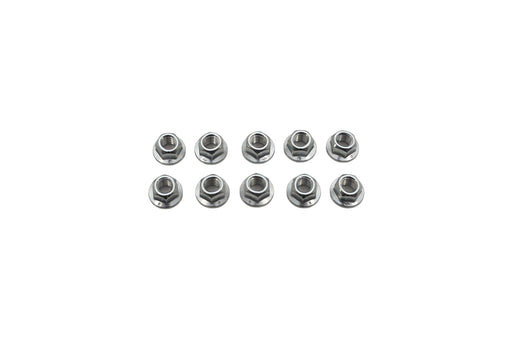 FX110047L - Flanged locking nut M10  by Allmakes PR2Hardware Part Land Rover Range Rover Defender, Discovery, Freelander 1, Range Rover