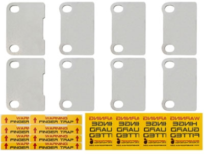 G1399 - Hinge Guard - 4 Door - Defender  by TerrafirmaBody Part Land Rover Range Rover Defender