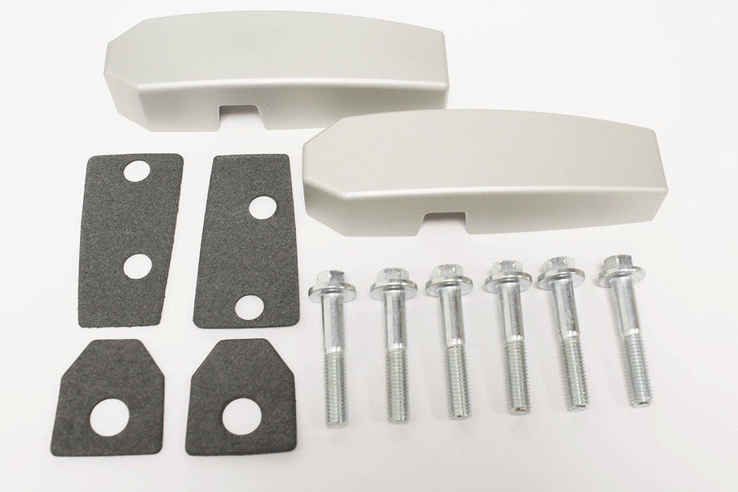 GA1142 - Windscreen Bracket – Silver – Pair  by TerrafirmaBody Part Land Rover Range Rover Defender