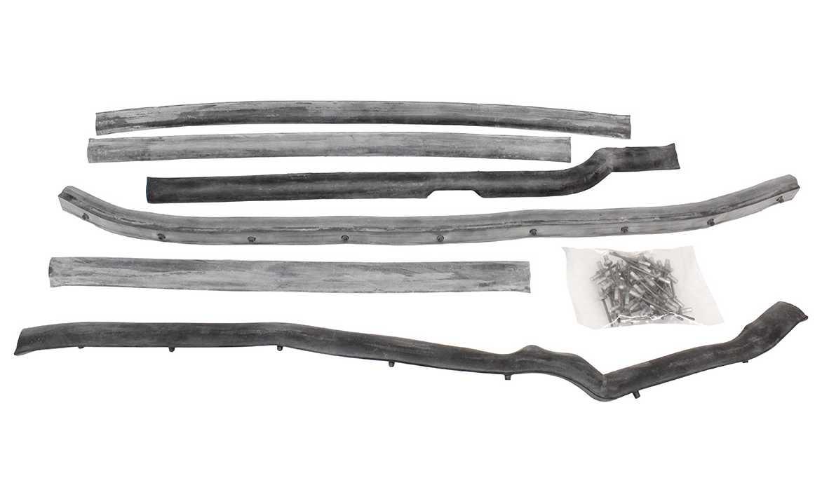 GA1494 - SERIES FRONT DOOR SEAL KIT RH (incl rivets)  by PR2 AllMakes OEBody Part Land Rover Range Rover Series