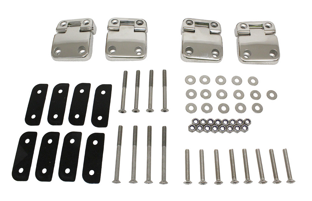 GA1952 - Second Row Door Hinges – Stainless  by AllmakesBody Part Land Rover Range Rover Defender, Series