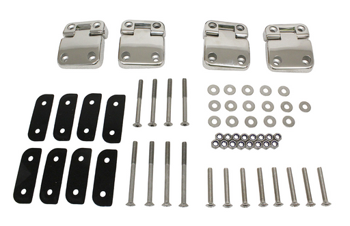 GA1952 - Second Row Door Hinges – Stainless  by AllmakesBody Part Land Rover Range Rover Defender, Series