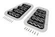 GA1975 - XS vent set Silver with Black Mesh (pair)  by AftermarketBody Part Land Rover Range Rover Defender