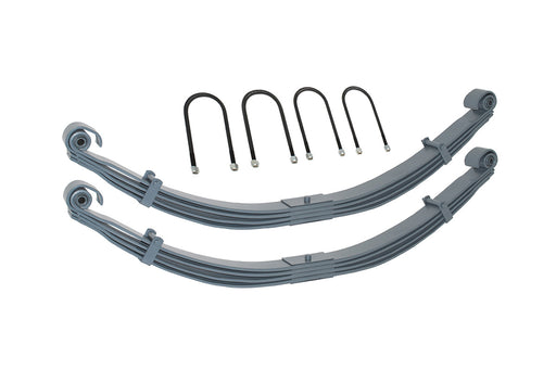 GA2003 - Parabolic springs 4 leaf pair rear (including u-bolts and nuts)  by AllMakesSteering or Suspension Part Land Rover Range Rover Series