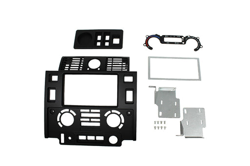 GA2682 - Double DIN Fascia – Moveable Vents – Matt Black  by AllmakesInterior Accessory Land Rover Range Rover Defender