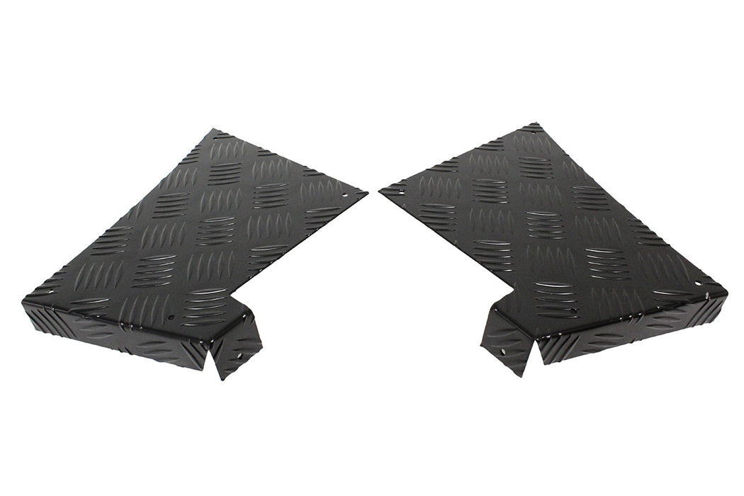 GA4073B - Rear wing protector 2mm black Def 90 pair Body Part Land Rover Range Rover Defender