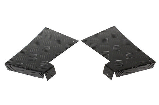 GA4073B - Rear wing protector 2mm black Def 90 pair Body Part Land Rover Range Rover Defender