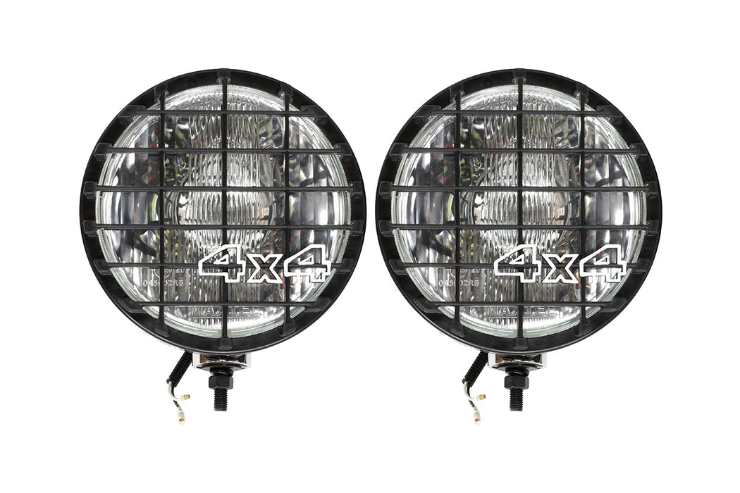 GA4088 - Driving Lamps Pair 8 Inch Black  by AllmakesElectrical Part Land Rover Range Rover Defender, Series