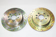 GA4615 - Rear Brake Disc (Pair)  by AllmakesBrake Part Land Rover Range Rover 
