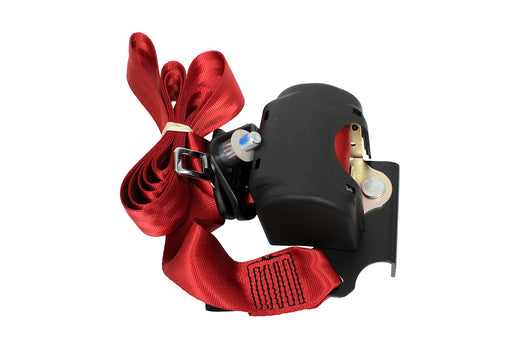 GA5056 - Seat Belt – Truck Cab – Red – Front – LH  by Allmakes OEInterior Accessory Land Rover Range Rover Defender