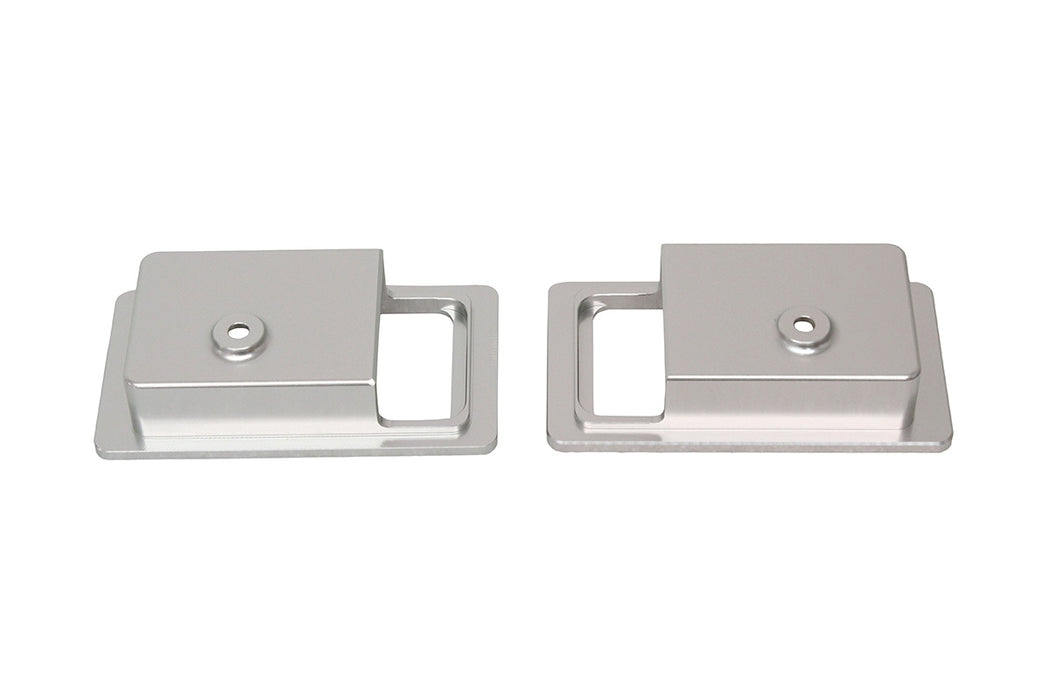 GA8954 - Door Lever Surround Pair - Defender - Silver  by AllmakesInterior Accessory Land Rover Range Rover Defender