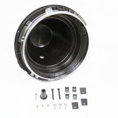 GHB100 - Headlamp bowl kit plastic with chrome ring