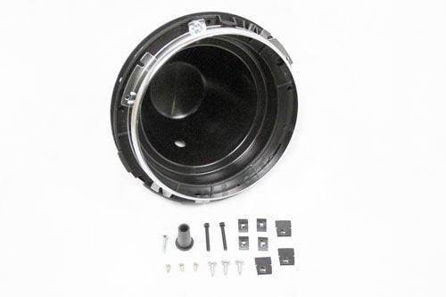 GHB100 - Headlamp Bowl Kit – Plastic – Chrome Ring  by WipacElectrical Part Land Rover Range Rover Defender, Series