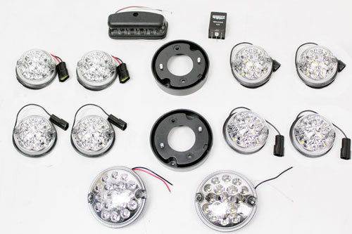 GL1291 - 73MM LED LIGHT KIT CLEAR  by WIPAC Land Rover Range Rover 