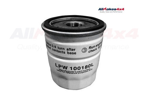 LPW100180L - Filter - Oil - Cartridge Type  by AllmakesEngine Part Land Rover Range Rover 