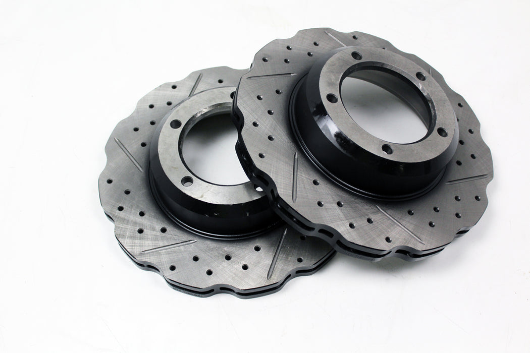 LR017952WCDG - BRAKE DISC - FRONT - VENTED WAVY CDG  by TERRAFIRMA Land Rover Range Rover 