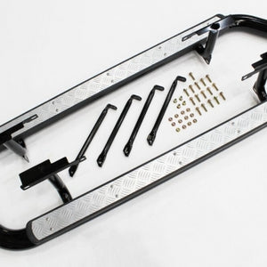 LR029294KIT - Side Steps - Black Alu & Rubber Top (pair) OEM