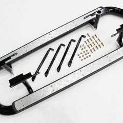 LR029294KIT - Zijtreden - Zwart aluminium en rubberen bovenkant (paar) OEM